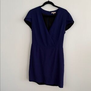 Chic Deep Blue Mini Dress